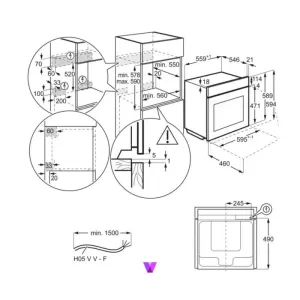 AEG ugradni set OU5AB21CM+HK654070FB