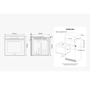Samsung ugradna rerna NV7B41201AK/U3