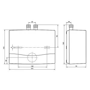 Vaillant protočni bojler miniVED H 3/3 0010044420