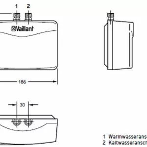 Vaillant protočni bojler VED H 6/2 0010018599