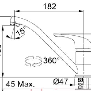 Franke slavina Basic 115.0250.147