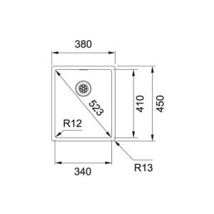 Franke sudopera Box BXX 210/110-34 127.0369.056