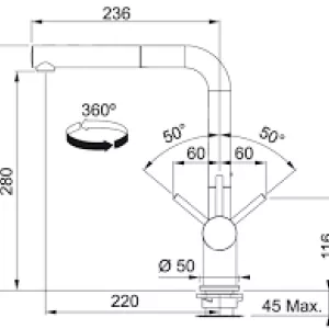 Franke slavina Neptune Evo 115.0373.928