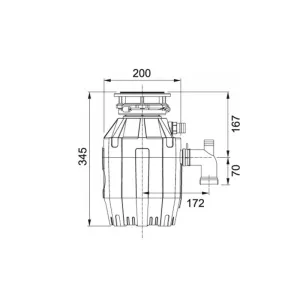 Franke drobilica TE 50 