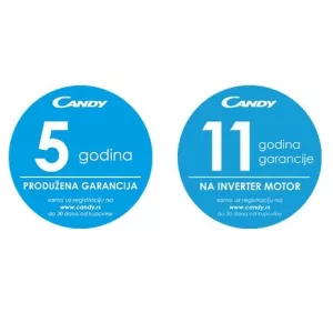 Candy mašina za pranje i sušenje veša ROW4966DWMCT/1-S