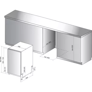 Whirlpool ugradna sudomašina WSIC 3M27 C