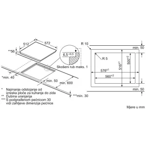 Bosch indukciona ploča PXE601DC1E