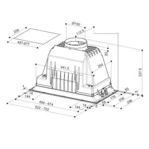 Faber ugradni aspirator INKA PLUS  HC X A52