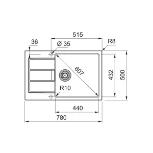 Franke sudopera Sirius 2 S2D 611-78 XL 143.0590.223