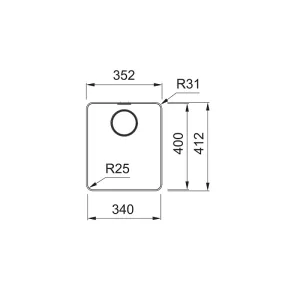 Franke sudopera Mythos MYX 210-34 127.0618.769