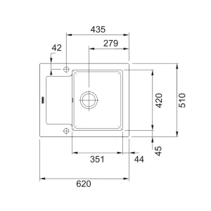 Franke sudopera Maris MRK 611-62 124.0335.674
