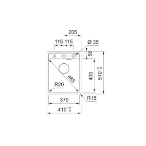 Franke sudopera Maris 2.0 – MRG 610-37 TL A 114.0658.255