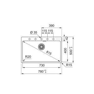 Franke sudopera Maris – MRG 610-73 FTL 114.0661.708