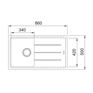 Franke sudopera Boston BFG 611-86 114.0370.150
