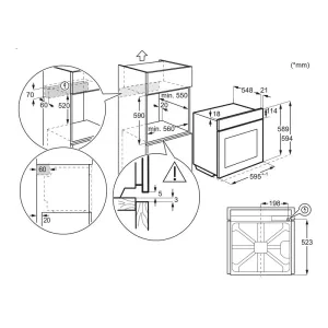 Electrolux ugradna rerna EOC8P39X
