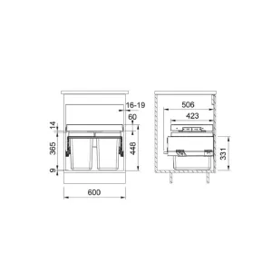 Franke sorter za otpad FX 60-26-26 121.0557.764