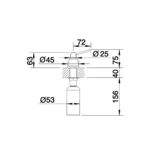 Blanco dozer Tiga 510769