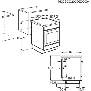 Electrolux šporet LKR500001W