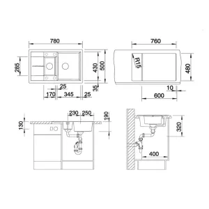 Blanco sudopera Metra 6 S Compact 525925