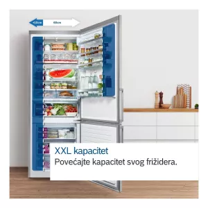 Bosch kombinovani frižider KGN49XWEA