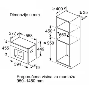 Bosch ugradni aparat za espresso CTL7181B0