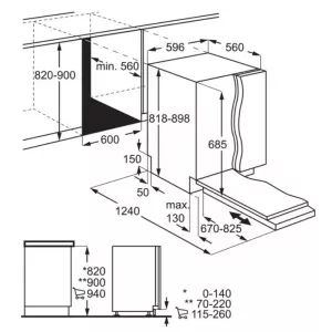 AEG ugradna sudomašina FSK94858P