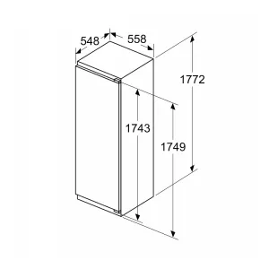 Bosch ugradni frižider KIR81ADD0