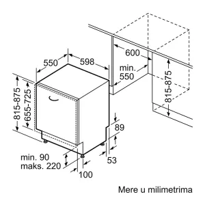 Bosch ugradna sudomašina SMV4HVX00E