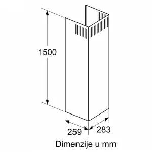 Bosch dodatni pribor za aspiratore DWZ0BX6L1