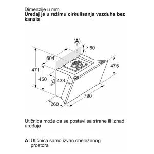 Bosch dekorativni aspirator DWK81AN20