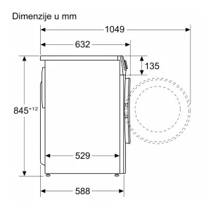 Bosch mašina za pranje veša WGG242Z2BY