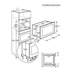 AEG ugradna mikrotalasna MSB2057D-B