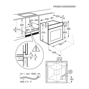 Electrolux ugradni set EOF3H40BX + EHF6241FOK