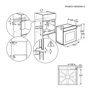 Electrolux ugradna rerna EOF6P76X2