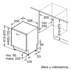 Bosch ugradna sudomašina SMV4EVX08E