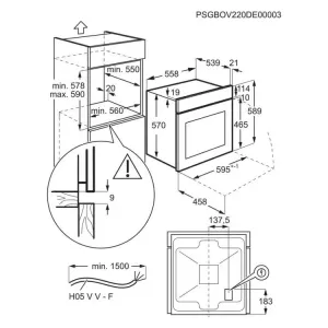 Electrolux ugradni set EOH3H00BX + EHF6342XOK