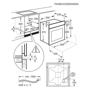 Electrolux ugradni set EOH3H00BX + EHF6342XOK