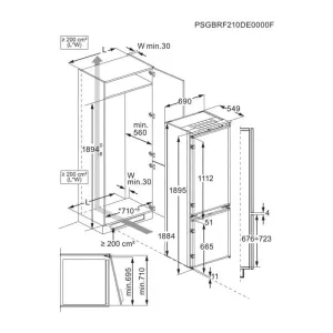 Electrolux ugradni frižider ENG7TE75S
