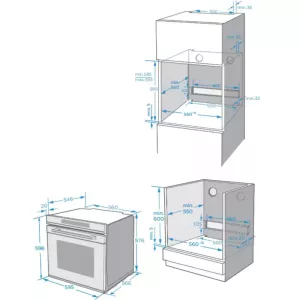 Midea ugradni set Sirijus 7NM30E0B + MC-IF7455J1CC-A