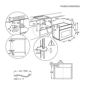 Electrolux ugradna rerna LVM6E46Z