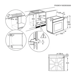 Electrolux ugradni set EOF6P76X2+EHF46547XK