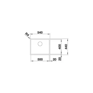 Blanco sudopera ZEROX 500-U 526243