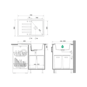 Kando sudopera MILAN 780-45 MC4KW-A0