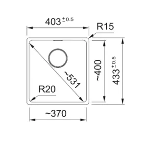 Franke sudopera MRG 110-37 A 125.0683.232