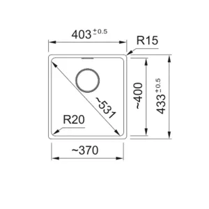 Franke sudopera MRG 110-37 125.0683.136