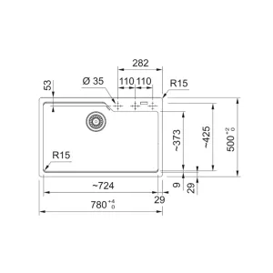 Franke sudopera UBG 610-72 114.0686.806