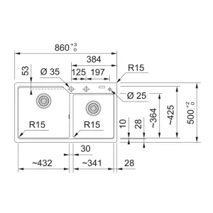Franke sudopera UBG 620-43-34 114.0686.774