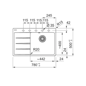 Franke sudopera CNG 611-78 A 114.0658.593