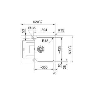 Franke sudopera UBG 611-62 A 114.0682.735