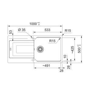 Franke sudopera UBG 611-100 A 114.0682.733